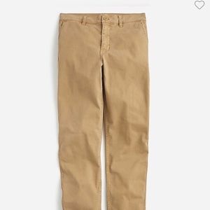 J Crew Vintage Straight Stretch Chino Pant, NWT, Tan, 28